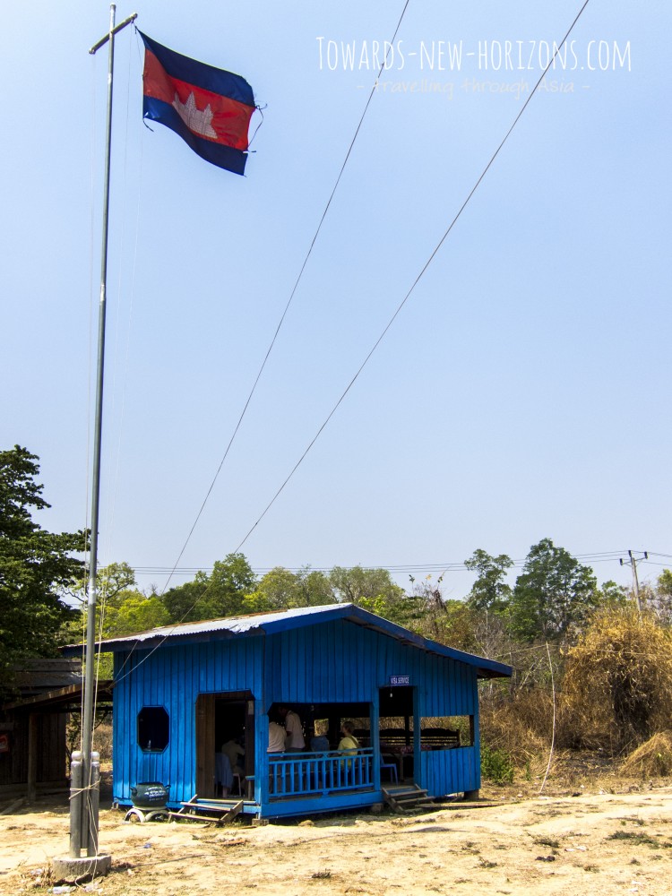 The actual VISA office at the cambodian Border